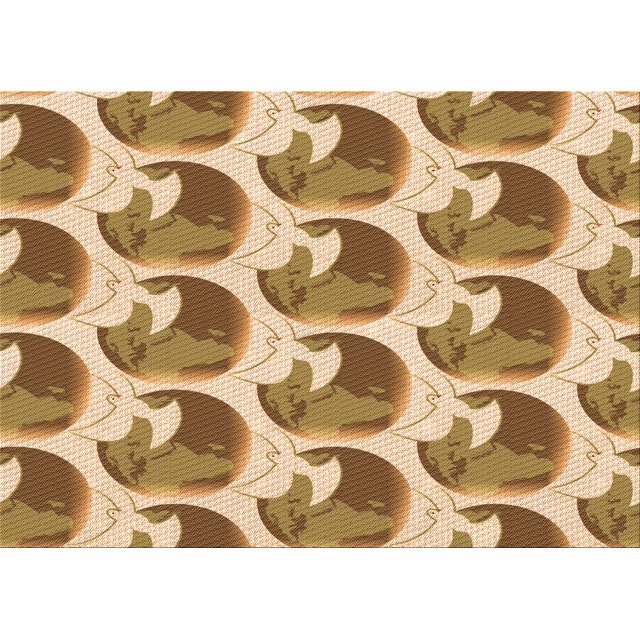 Ahgly Company Machine Washable Indoor Rectangle Transitional Dark Bisque Brown Area Rugs, 2' x 4'