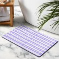 thumbnail image 3 of Long Bathroom Mat,Checkered Bathroom Rug Runner, Non Slip Water Absorbent Large Bath Mat, Soft Microfiber Machine Washable Shower Rugs for Bathroom Bathtub Hallway, 20x32 in, 3 of 5