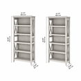 thumbnail image 2 of Bush Furniture Key West 5 Shelf Bookcase Set in Linen White Oak, 2 of 5