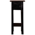 thumbnail image 3 of Sunset Trading Cottage Narrow Wood Side Table in Antique Black and Raftwood Top, 3 of 5