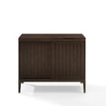 thumbnail image 3 of Crosley Furniture Asher Wood Record Storage Media Console - Dark Brown, 3 of 20