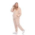 thumbnail image 3 of White Mark Ensemble de Survêtement en Velours pour Femmes, 2 Pcs, 3 of 6