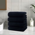 thumbnail image 4 of 5 Pcs Cotton Towel Set, European American Style Border Face Wash Cloth, Absorbent Fast Drying, Natural Soft Comfortable, Multi-Scene Use, Wholesale Gift Package, 4 of 6