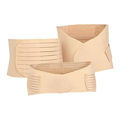 Postpartum Belly Wrap Band Adjustable C Section Girdle Body Shaper Breathable L