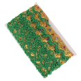 thumbnail image 4 of GUOOL 13mx35mm Sequins Lace Edge Trims Ribbon Material, DIY Sewing green, 4 of 6