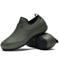 thumbnail image 2 of Mens Non Slip Food Service Chef Shoes EVA Waterproof Slip-On Garden Work Walking Shoes for Kitchen Restaurant, 2 of 7