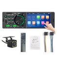 thumbnail image 1 of Car Radio Audio 1 din 4.1" Touch Screen Bluetooth Stereo Mp3/Mp5 Player FM Receiver With Colorful Lights Remote Control ,Easy to Install, 1 of 6