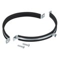 thumbnail image 4 of Unique Bargains Split Ring Pipe Hanger, 8'(200mm) Zinc Plated Iron Wall Ceiling Mount Pipe Bracket Support Clamp, 4 of 6