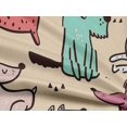 thumbnail image 5 of oneOone Rayon Pale Orange Fabric Dog Cartoon Sewing Craft Projects Fabric Prints By Yard 56 Inch Wide-VZ, 5 of 5
