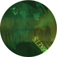 thumbnail image 1 of Ahgly Tapis d'Intérieur Lavable en Machine Carré Vert Forêt Foncé, 3 Pieds Carré, 1 of 7