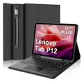 thumbnail image 1 of 2025 Lenovo Tab P12 12.7 Inch Keyboard Case with Touchpad, Black SchwarzTouchpad, 1 of 5