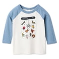 thumbnail image 1 of George Baby Boys' Long-Sleeve Raglan T-Shirt, 1 of 2