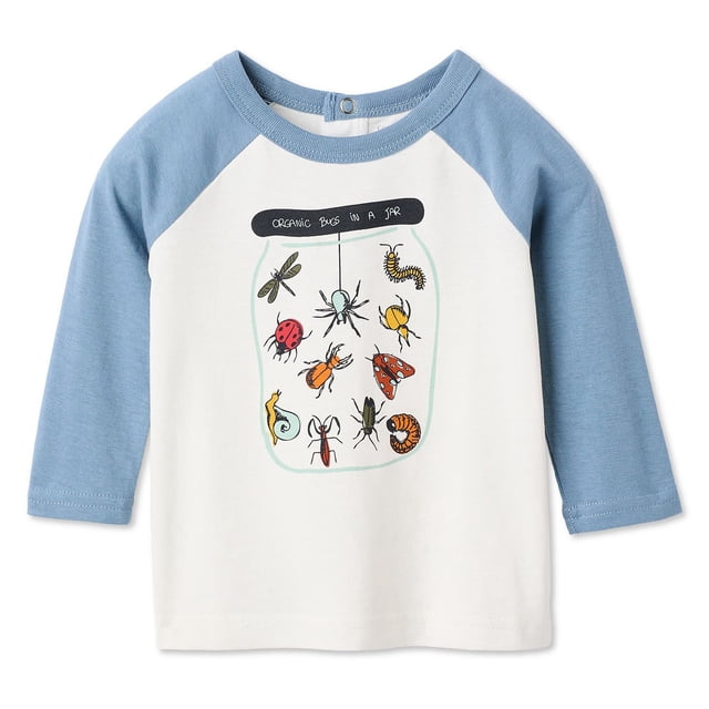 George Baby Boys' Long-Sleeve Raglan T-Shirt