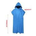 thumbnail image 2 of Microfiber Changing Robe, Beach Towel with Hood, Quick Dry Swim Parka, Surfing Changing Poncho, for Swimming Pool, Outdoor Sports, 2 of 8