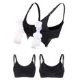 thumbnail image 5 of Women‘s Wireless Lace Up Front Open Lactation Bra  Comfortable Buckle Up Lactation Bra, 5 of 5