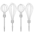 thumbnail image 2 of Shisuyan 4pcs Hand Mixer Beaters: Stainless Steel Hand Whisk Attachments - Replacement Beaters for Handheld Electric Mixer for Baking Cooking and Making Cream, 2 of 8