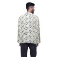 thumbnail image 4 of Atasi Kurta Décontractée Imprimée à Col Chinois Chemise Ethnique Kurta Courte pour Homme Tunique, 4 of 5