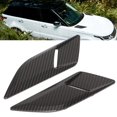 thumbnail image 4 of Bonnet Air Outlet Cover, Snap In Heat Sinking Engine Hood Vent Trim Left Right  For Car Decoration Carbon Fiber Style, 4 of 8