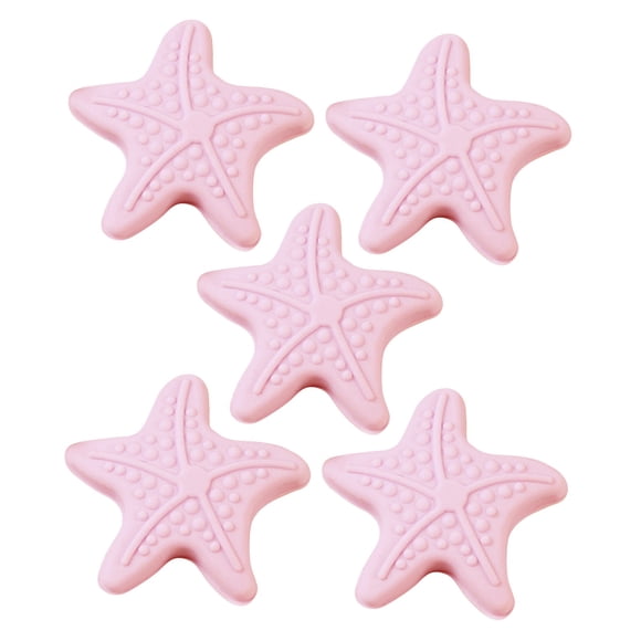 WHEANG Luminous Door Stopper Wall Protector Self Adhesive Quiet Reusable Absorbent Gel The Home Or Office Elegant Door Handle Silencer and Wall Protection Solution 4Pk Clear One Size Pink