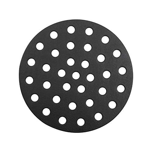 Dracarys Grille de Charbon en Fonte de 10,5 Pouces, Plaque de Charbon à Haute Chaleur pour BBQ Compatible avec Kamado Joe Classique Weber Fumée Joe Grille de Feu Pit Boss Pièces de Gril Pièces de Remplacement de Grille de Charbon-10,5 Pouces