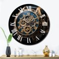 thumbnail image 1 of Designart "Diamond Dusk Luxury Watch painting V" Fashion Oversized Wall Clock, 1 of 6