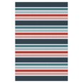 thumbnail image 1 of 6'x9' Fourline Stripe Polyweave Outdoor Rug, 1 of 5