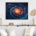 thumbnail image 1 of Designart art Mural Encadré Surdimensionné Espace, art Mural Encadré Espace, Espace en Révolution I, art Mural Moderne Jaune Encadré Noir, Cadre Noir 40x30 Pouces, 1 of 5