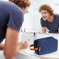 thumbnail image 4 of Vaidha Large Capacity Wash Bag Portable Storage Bag Foldable Hanging Men'S Travel Handbag, 4 of 5