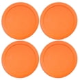 thumbnail image 1 of Idb | Lids For Pyrex And Anchor Round Glass Containers 2-Cups Orange-4Pk, 1 of 2