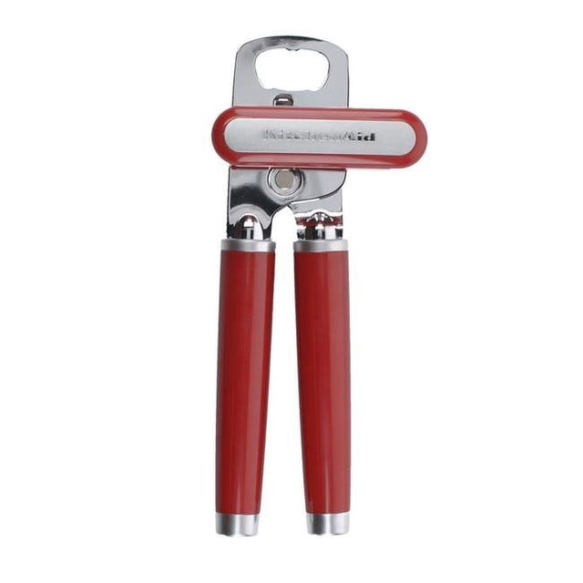 KitchenAid 6009342 Gloss Red ABS & Stainless Steel Manual Bottle & Can Opener