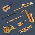 thumbnail image 2 of Simulated Musical Instrument Set 8 Pieces Miniature Model For Playhouse Decor Educational Toy Gift For Kids Music Lovers 7.9X6.7X0.79 Inches 0.13 Lb, 2 of 6