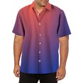 thumbnail image 2 of XDZJLR Mens Shirts Casual Short Sleeve Button Down Beach Tropical Summer Tops, 2 of 4