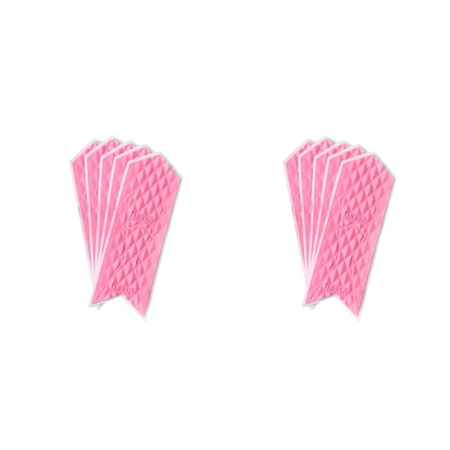 ZLight 5 Pieces Bike Stickers Bicycle Frame Guard Waterproof Anti-slip Chassis Cover Small Pink 5 Pieces 2Set