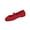Red, variant on RXMEKW Mary Jane Flats for Women with Knit Mesh Upper and Adjustable Strap in Beige Size 36
