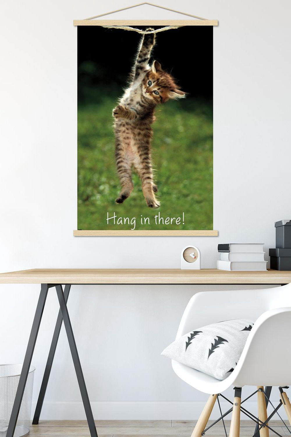 Famous Kitten Hang There Poster Wall Poster