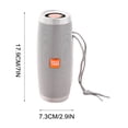 thumbnail image 3 of Yhmxh Smart Home Speaker Sound Machine Portable Bluetooth Speaker Wireless With Color LED Luminous Speaker Outdoor Radio Wireless Speak, 3 of 8