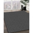 thumbnail image 3 of Ahgly Company Tapis d'Intérieur Lavable en Machine Carré Transitionnel Gris Foncé, 7 Pieds Carré, 3 of 7