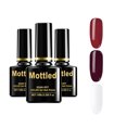 thumbnail image 1 of 3PCS/Set Gel Nail Polish Set Top Coat Multi-colors Long Lasting Nail Polish Kit, 1 of 8
