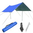 thumbnail image 1 of Generic Versatile Outdoor Canopy with Poles, Royal Blue, 300x300cm, Lightweight & Durable 190T Polyester Fabric, 1 of 7