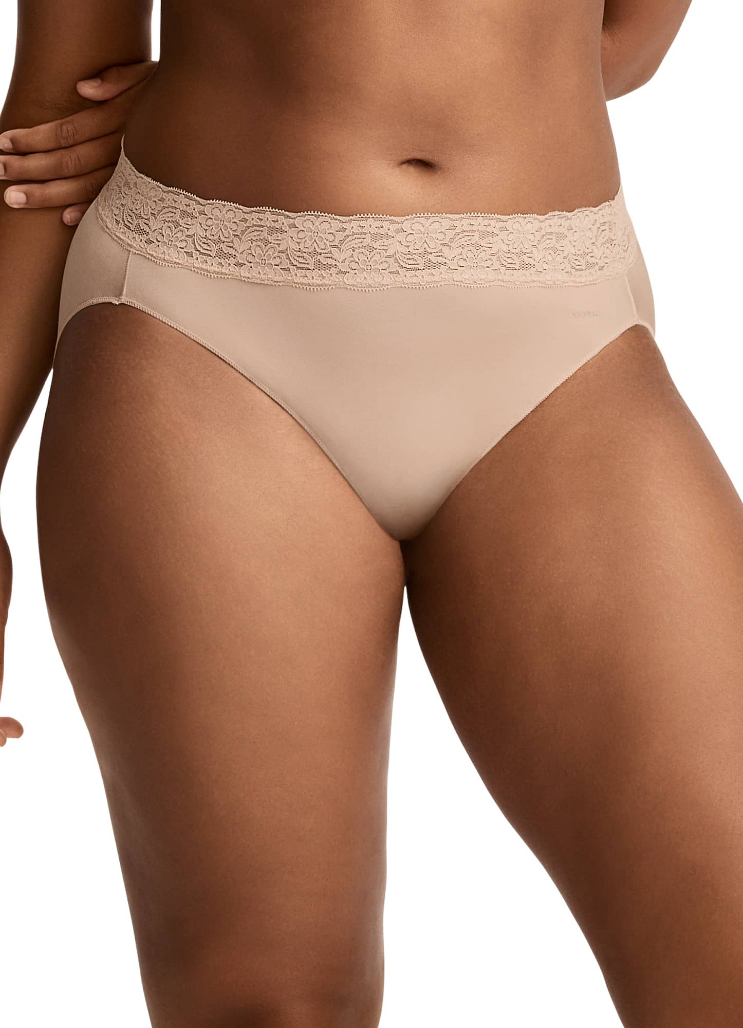 Jockey Bikini en Dentelle Sans Ligne de Culotte Promesse Tactel