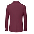thumbnail image 2 of BOBOGOJP Mens Suit Blazer Jacket Two Button Stretch Sports Coats (Red,5XL), 2 of 4