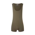 thumbnail image 3 of EOYWHK Mens Jumpsuits Athletic Compression Gym Workout Bodysuit Slim Fit Tank Seamless Stretch Relaxed Fit Undershirts Overalls, 3 of 5