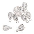 thumbnail image 4 of Rongfmy 10 Pieces Crystal Rhinestone Charms Pendant DIY Jewelry Accessories A A, 4 of 9