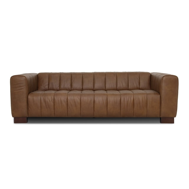 Portfino Leather Dark Chocolate 3-Seater Sofa