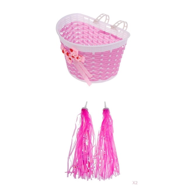 Almencla Girl Front Shopping Holder & 2 Pair Streamer Pink