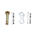thumbnail image 3 of Lgidia Replacement Shear Pins And Cotter Pins For 738-04155 Snowblowers HU4191, 3 of 4