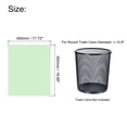thumbnail image 2 of Uxcell Small Trash Bags Garbage Waste Basket Liners for Kitchen Office Bathroom Green, 2 of 5