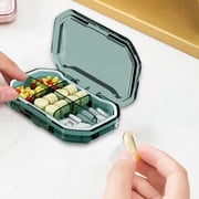 TopLLC Storage Bins Pills Organizer Airtight Pills Box Pills Dispenser Home Travel Supplement Holder Portable Compact Waterproof Pills Box Storage Bags