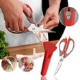 thumbnail image 1 of Cqxid Cutter Under $10 Kitchen Shears Ultra Sharp Stainless Steel Multifunctional Stainless Steel Kitchen Detachable Shears Heavy Duty Meat Scissors Chicken Poultry Fish Herbs Food Scissors, 1 of 9