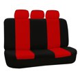 thumbnail image 4 of FH Group Car Seat Covers Full Set Cloth - Universal Fit, Automotive Seat Covers, Airbag Compatible, Solid Bench Rear Seat, Washable Car Seat Cover for SUV, Sedan, Van, 4 of 9